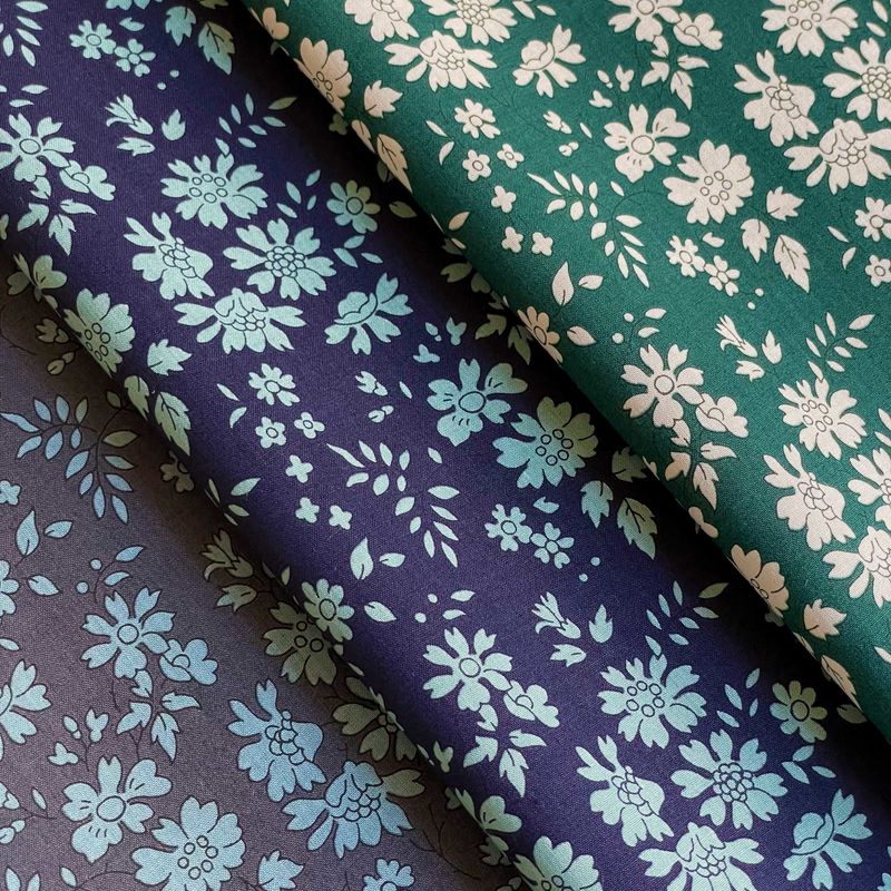 在庫が少ない生地見本⑦輸入リバティ料金 LIBERTY FABRICS リバティプリント 国産タナローン生地(メルシー別注