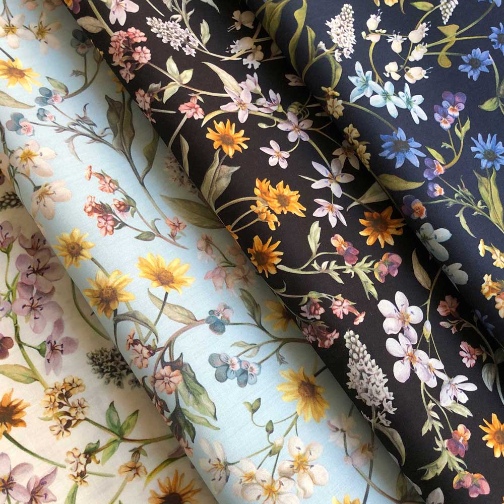 LIBERTY FABRICS リバティプリント 国産タナローン生地(エターナル)カットクロスセット4枚入り＜Primavera＞(プリマベーラ)L- Primavera | リバティ・ファブリックス カットクロス | リバティ・ファブリックス正規販売店｜生地の通販メルシー