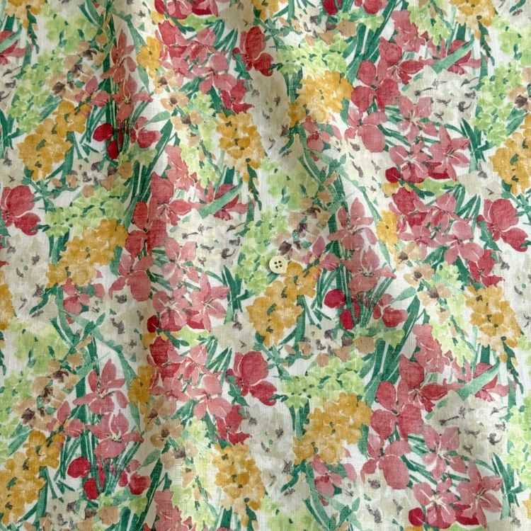 在庫が少ない生地見本⑦輸入リバティ料金 LIBERTY FABRICS リバティプリント リネンシーチング生地 エンジェル