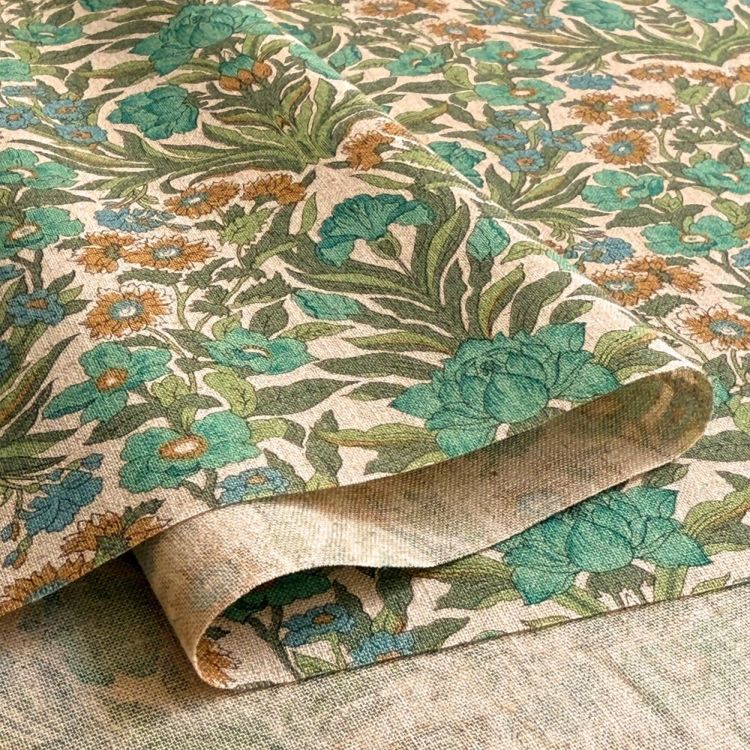 LIBERTY FABRICS リバティプリント 綿麻シーチング生地＜Sea Grass
