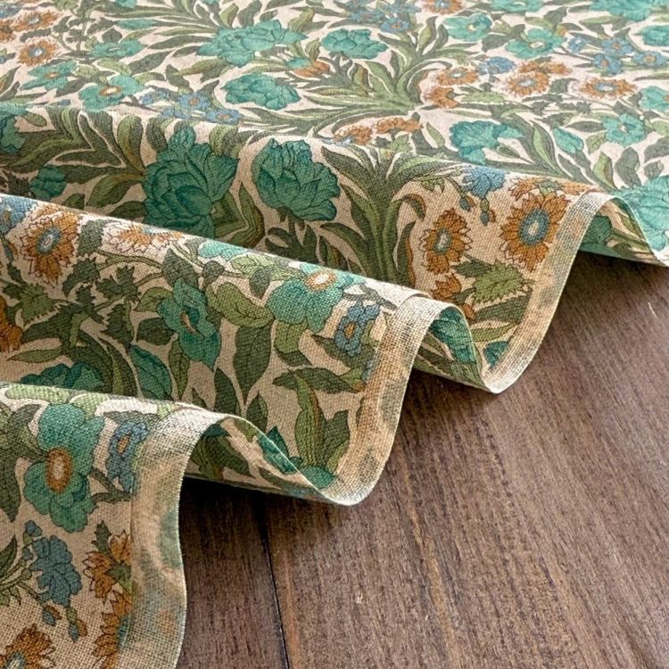 LIBERTY FABRICS リバティプリント 綿麻シーチング生地＜Sea Grass