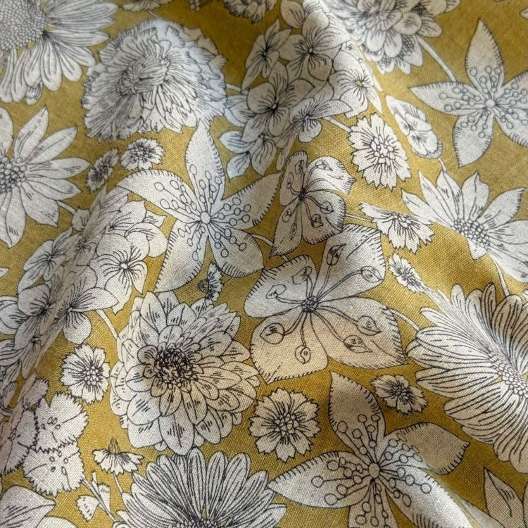 LIBERTY FABRICS リバティプリント 綿麻シーチング生地 エンジェル