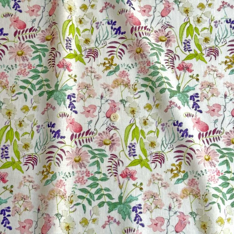 LIBERTY FABRICS リバティプリント 綿麻シーチング生地 エンジェル