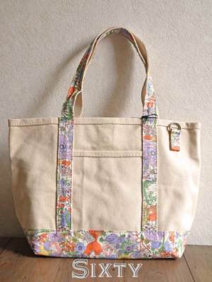 LIBERTY FABRICS リバティプリントを使ったトートバッグ（M
