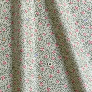 LIBERTY FABRICS リバティプリント 国産つや消しラミネート生地＜Seventy＞(セブンティー)【オリーブ×ピンク】(ビニールコーティング 生地)MATLAMI-DC32369-J22D《メルシー創業70周年記念柄 Merci's Platinum Jubilee 2022》 |  メルシー70周年記念 「Symbols」＆「Seventy ...