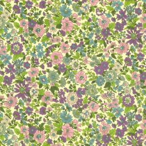 LIBERTY FABRICS リバティプリント 国産つや消しラミネート(ビニールコーティング生地)＜Emily＞(エミリー)MATLAMI3636163ZE  | ラミネート加工 | リバティ・ファブリックス正規販売店｜生地の通販メルシー