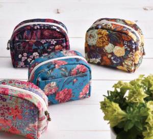 LIBERTY FABRICS リバティプリントを使ったミニポーチ＜デカダント