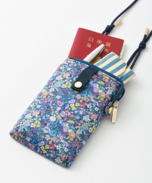 LIBERTY FABRICS リバティプリントを使ったスマホショルダー
