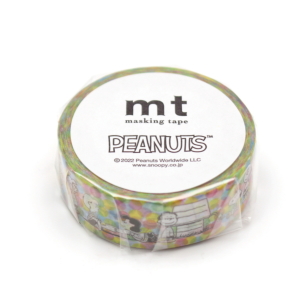 マスキングテープ（15mm×7m） mt スヌーピー Peanuts(憩い)【MTPNUT09