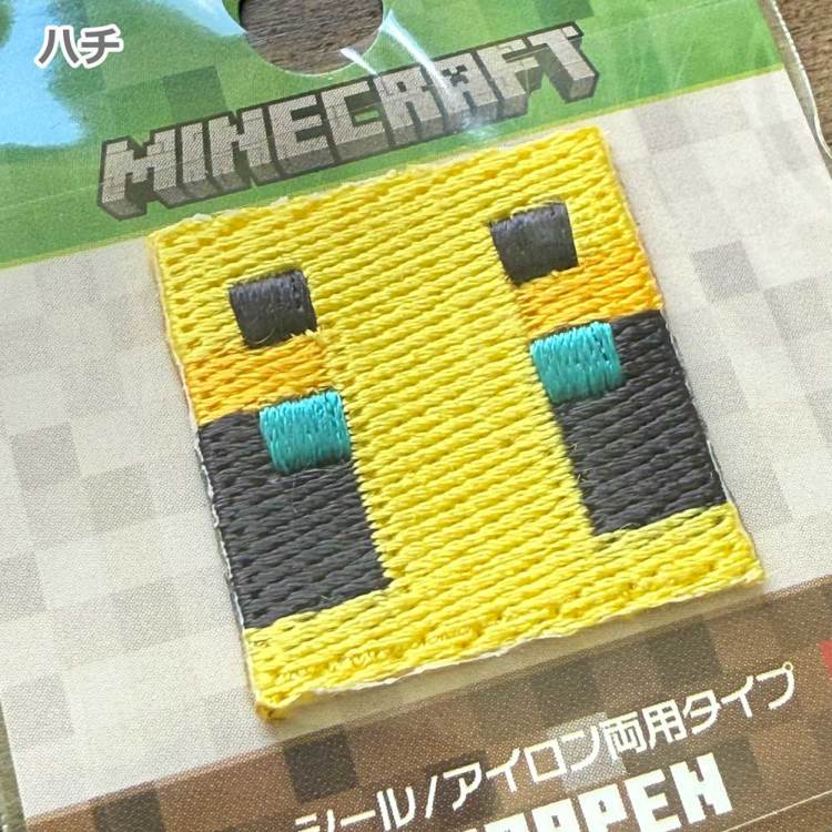 マインクラフト グッズ シール・アイロン接着両用ワッペン アレックス