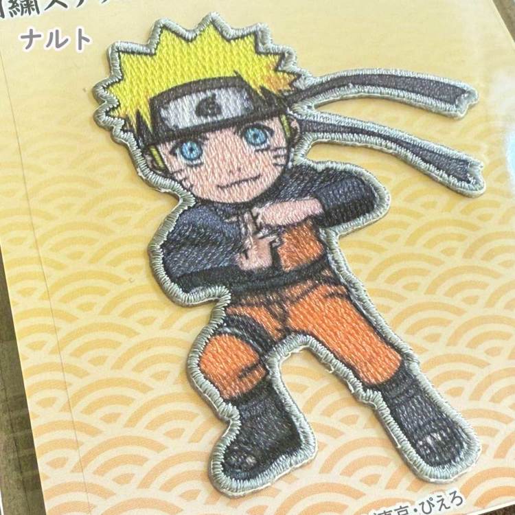 NARUTO-ナルト- 疾風伝 シール・アイロン接着両用ワッペン ナルト