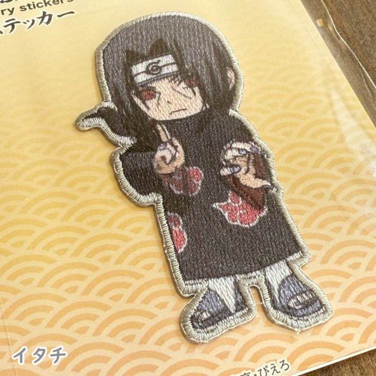 NARUTO-ナルト- 疾風伝 シール・アイロン接着両用ワッペン ナルト