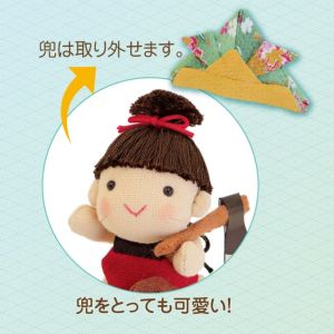 兜をかぶった金太郎 パッチワークキット 端午の節句 ぬいぐるみ