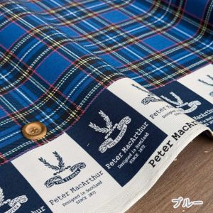 Peter MacArthur ピーターマッカーサー タータンチェック生地 PM10001S