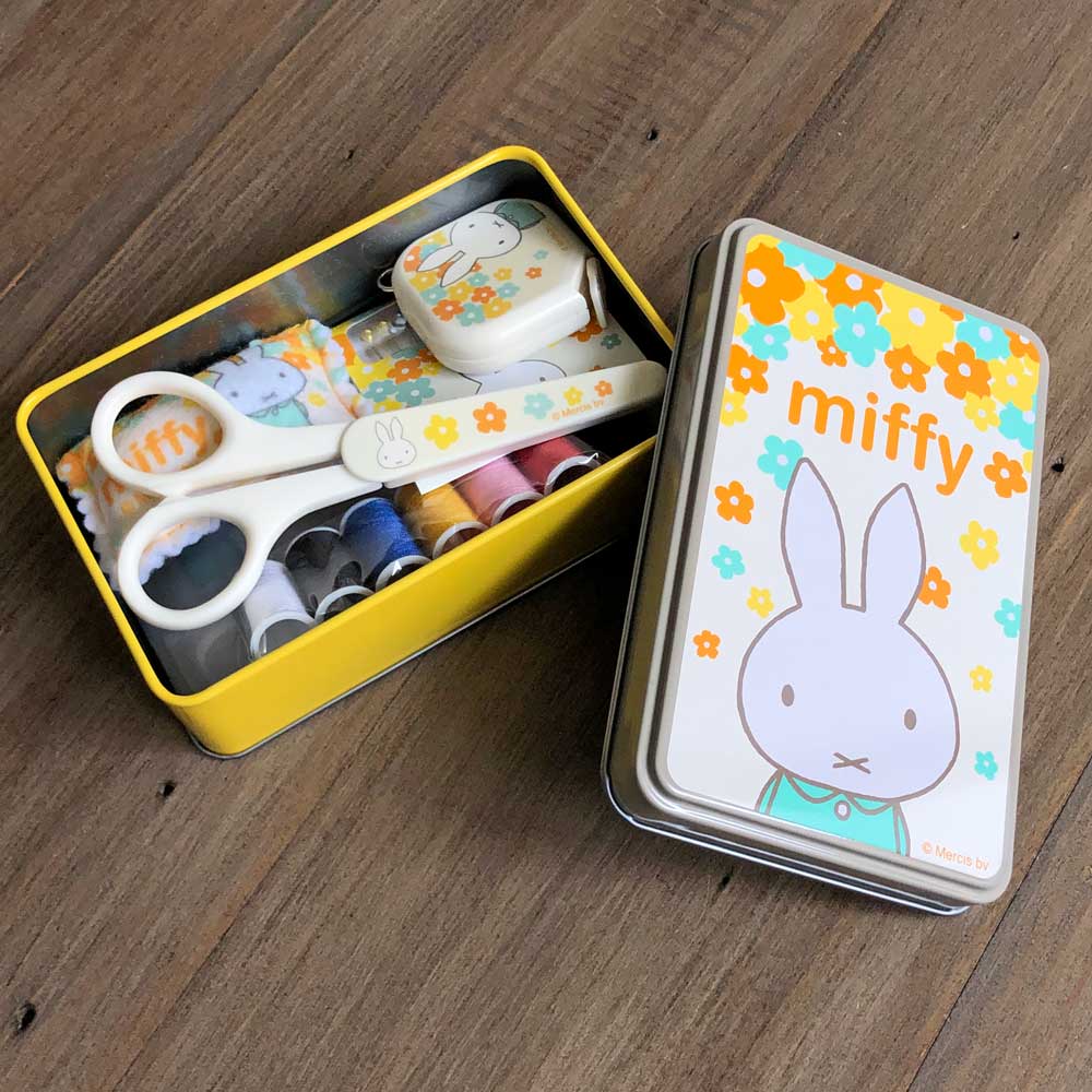 ミッフィー ソーイングセット 缶入り miffy SS-1801