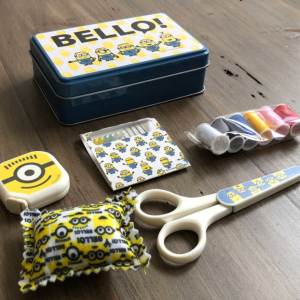 USJ 根付セット ミニオンズ ソーイングセット 缶入り ユニバーサルスタジオ SS-1804