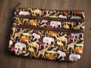 LIBERTY FABRICS リバティプリントを使ったスリーファスナー