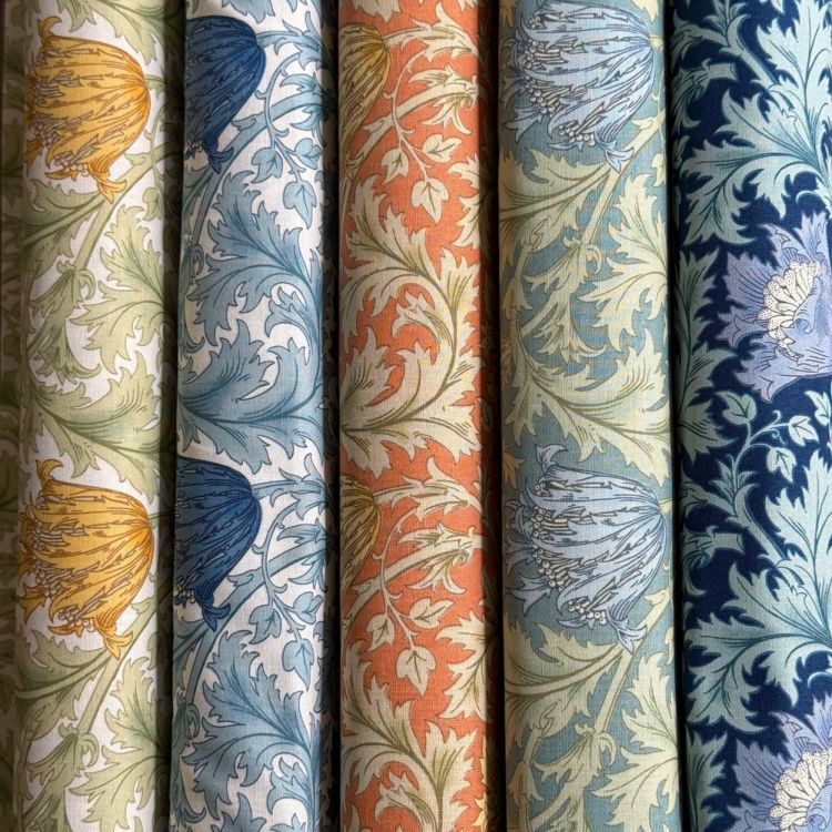 V&A William Morris ウィリアムモリス シーチング生地＜Anemone