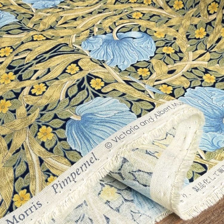 V&A William Morris ウィリアムモリス シーチング生地＜Pimpernel