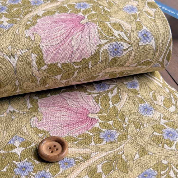 V&A William Morris ウィリアムモリス 綿麻キャンバス生地＜Pimpernel