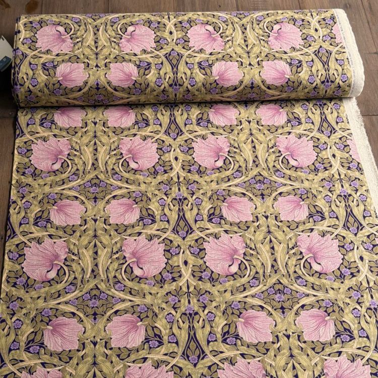 V&A William Morris ウィリアムモリス 綿麻キャンバス生地＜Pimpernel