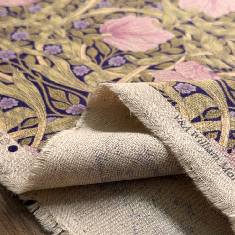 V&A William Morris ウィリアムモリス 綿麻キャンバス生地＜Pimpernel