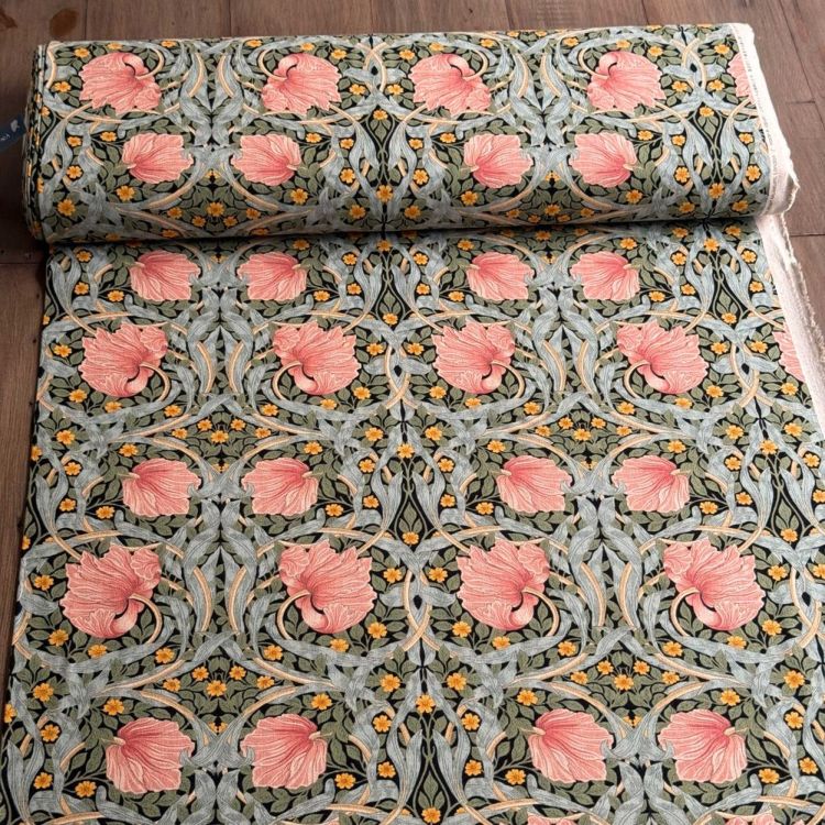 V&A William Morris ウィリアムモリス 綿麻キャンバス生地＜Pimpernel