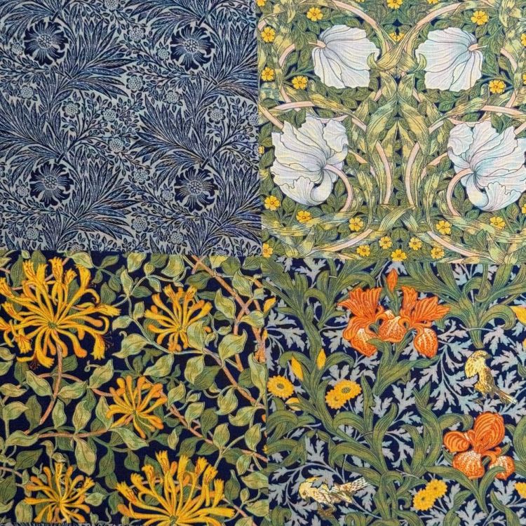 V&A William Morris ウィリアムモリス シーチング生地＜Morris