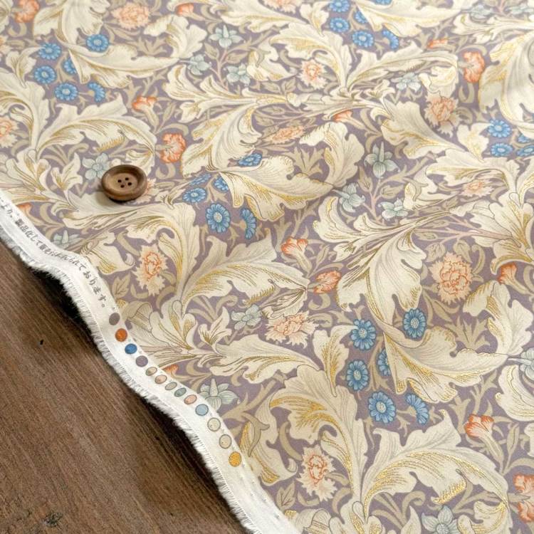 V&A William Morris ウィリアムモリス ブロード生地＜Leicester