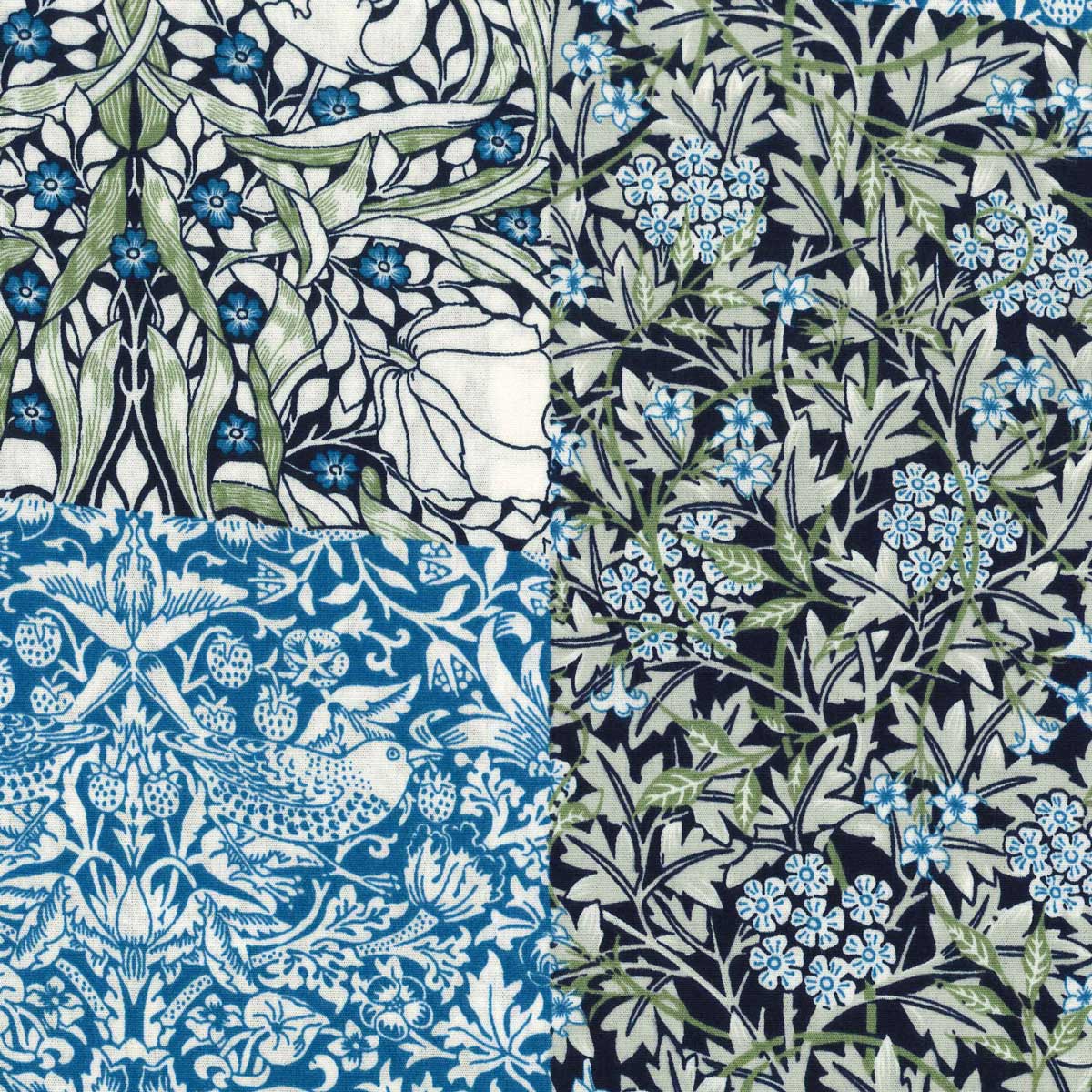 V&A William Morris ウィリアムモリス ブロード生地＜Morris Collage