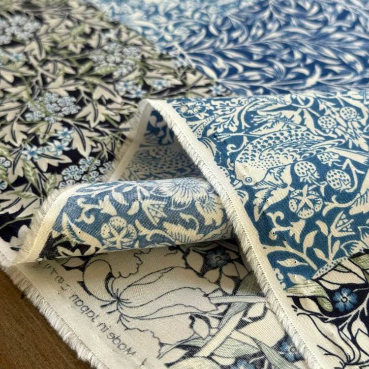 V&A William Morris ウィリアムモリス ブロード生地＜Morris Collage