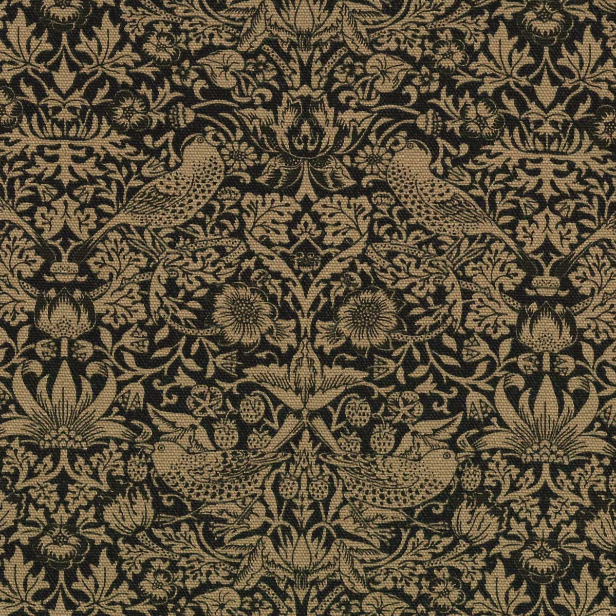 V&A William Morris ウィリアムモリス オックス生地＜Strawberry Thief