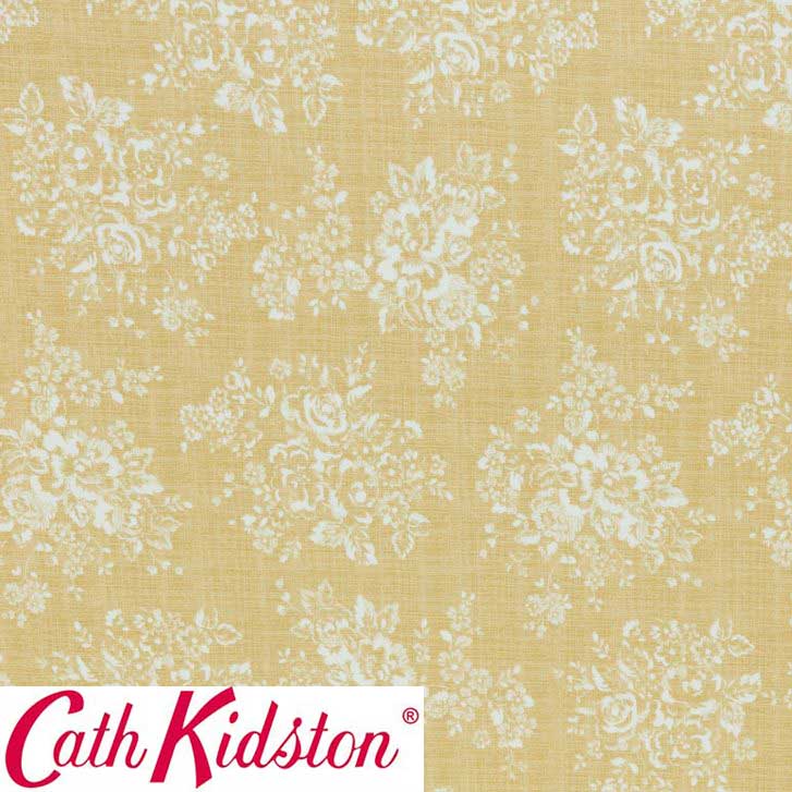 Cath Kidston キャスキッドソン 生地 コットンファブリック＜Washed Rose  Ochre＞(ウォッシュドローズオーカー)WASHED-ROSE-OCHRE | Cath Kidston キャスキッドソン |  リバティ・ファブリックス正規販売店｜生地の通販メルシー